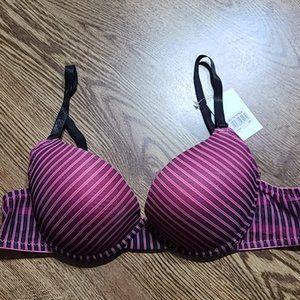 Hers by Herman Pink & Black Bra